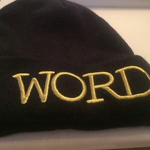 🚫Traded🚫 Word Beanie