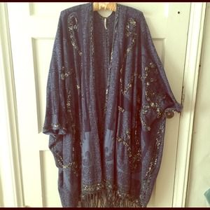 Free people long cape