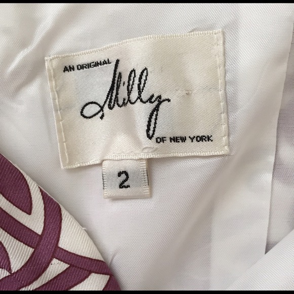 ❌SOLD❌Milly mixed print silk dress - Picture 2 of 4