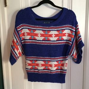 American Eagle Aztec tribal sweater
