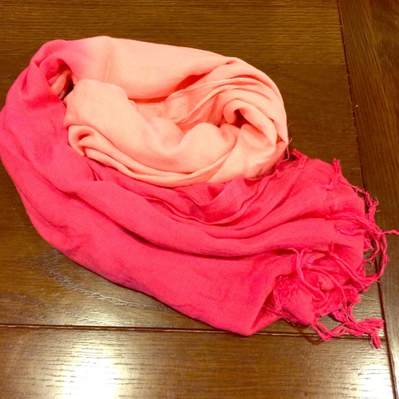 Pink ombré scarf from Gap