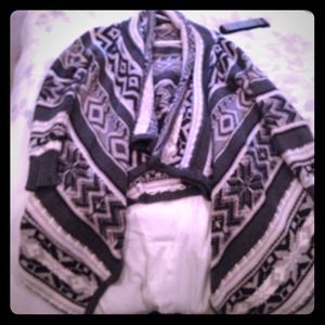 Oversized knitted sweater