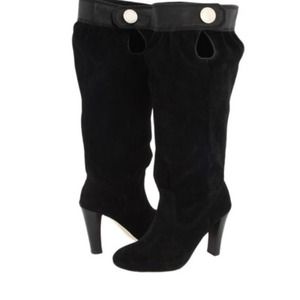 Michael Kors suede round toe boots