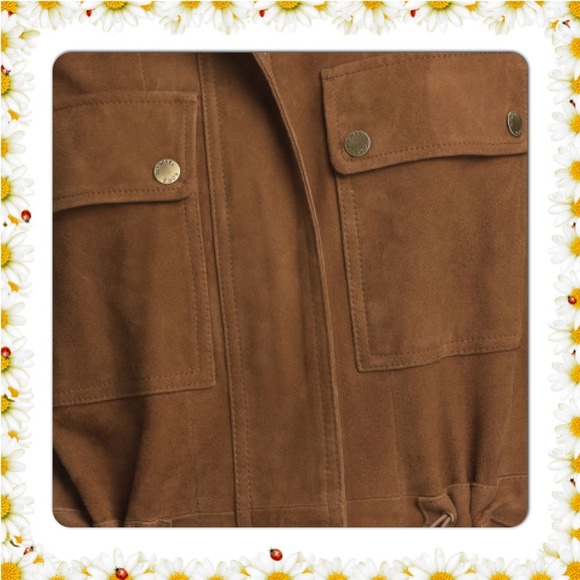 MICHAEL KORS SUADE ANORAK JACKET NWT$595 XS - Picture 2 of 2