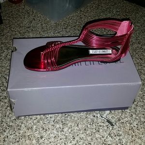 Metallic Pink Shoes
