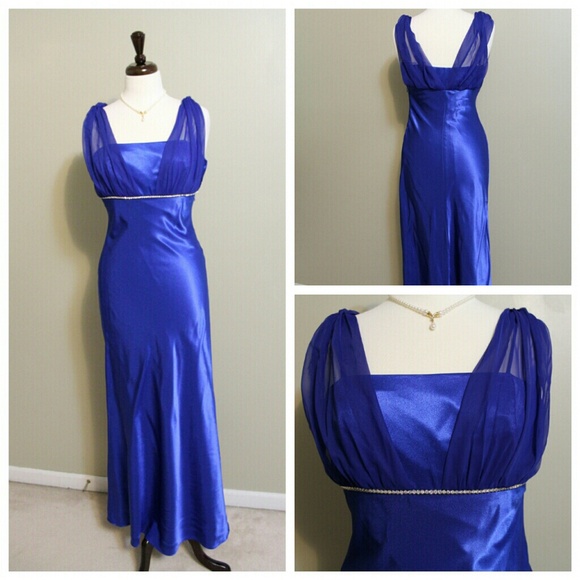 NWT Royal blue evening gown