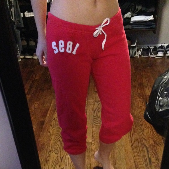 **SOLD Red Abercrombie sweats