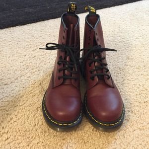 NEW! Burgundy/Maroon Doc Martens