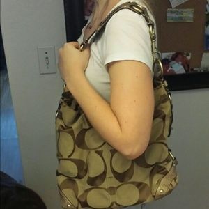 Authentic Coach over the shoulder bag