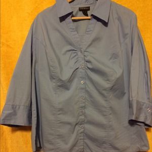 Blue dress shirt