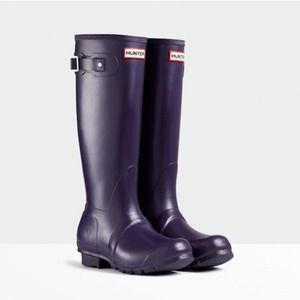 Hunter Original Tall Rain Boots - Aubergine