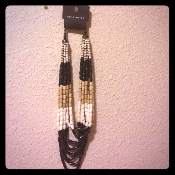 The limited ivory and stone necklace