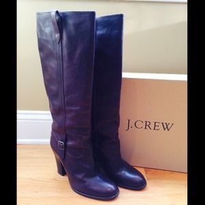 J Crew Riding Boots - Chocolate Brown - Like New!
