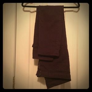 J Brand Aubergine Skinny Leg Jeans