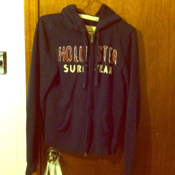 Navy blue Hollister jacket