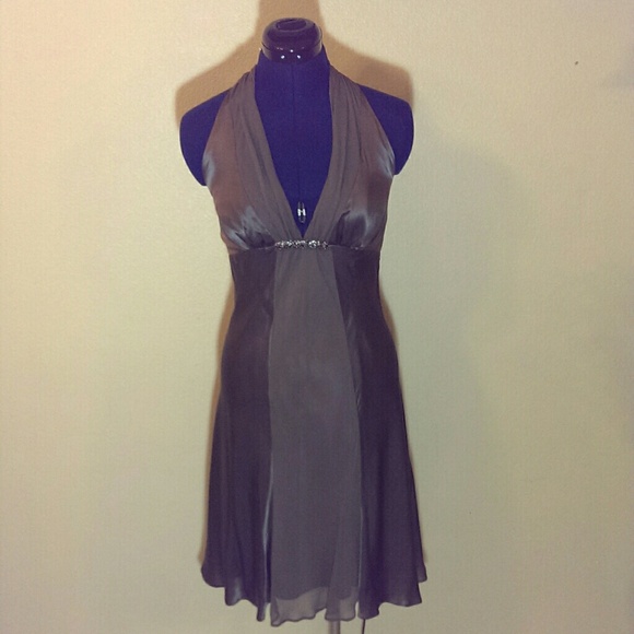 Grey Evening Dress - Picture 1 of 4