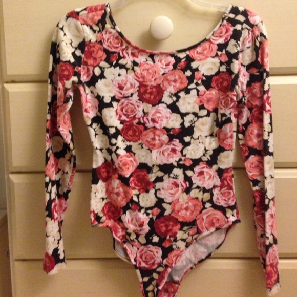 Floral one piece top