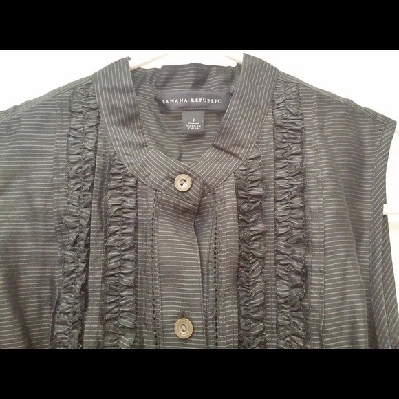 Banana Republic Black A-line dress