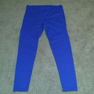 Royal blue yoga leggings