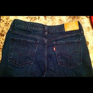 Levi Denim Midi Shorts