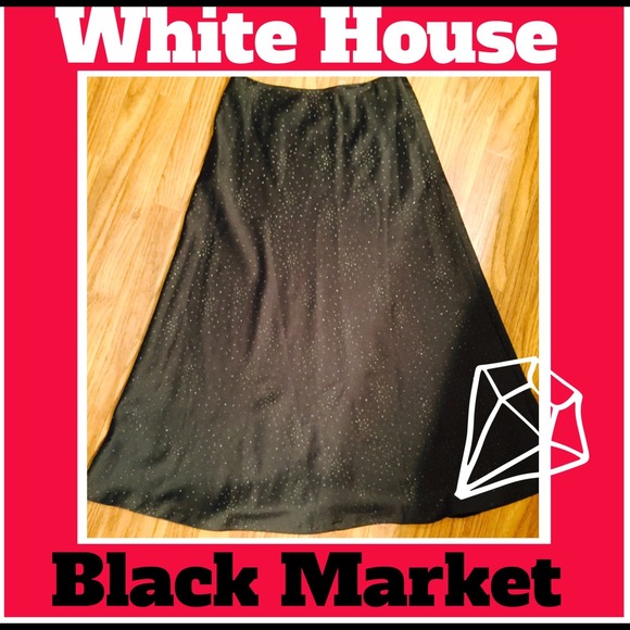White House Black Market Stunning Formal  Skirt