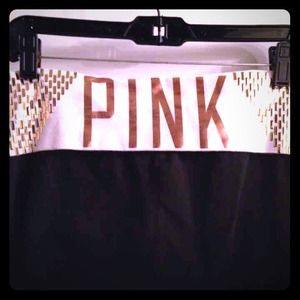 Rose gold Victoria's Secret skinny yogas