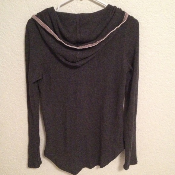 Gap Henley Hooded Top Size m - Picture 2 of 4