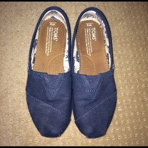 Women's Navy Blue Toms