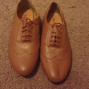 Tan shoes