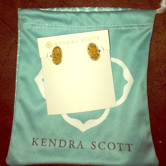 Kendra Scott "Ellie" earring in gold drusy