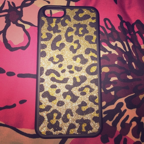 BRAND NEW cheetah sparkle iphone 6 case!