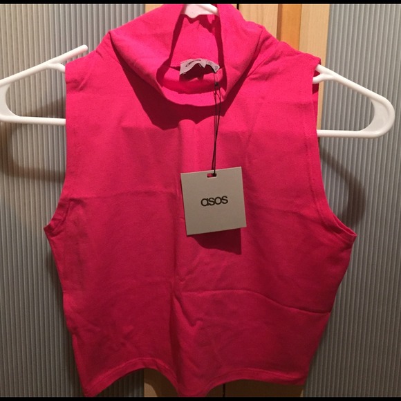 Asos turtle neck crop top
