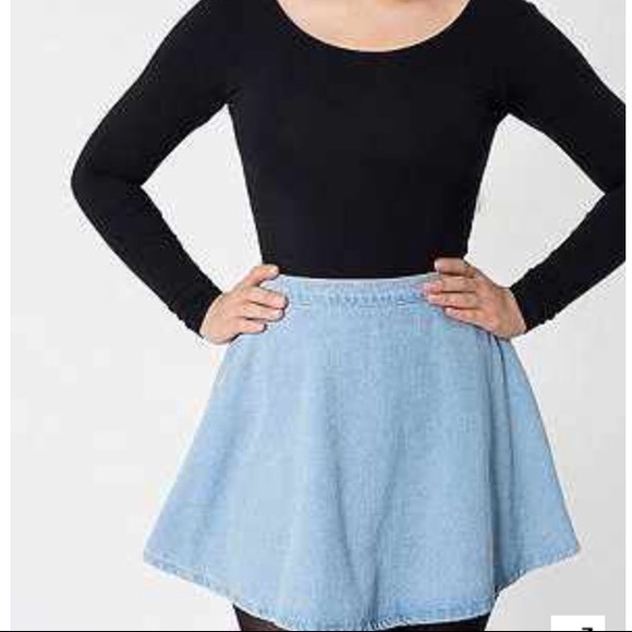 American Apparel Denim Circle Skirt. Size M.