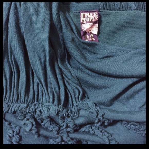 {Free People} Turquoise Top - Picture 4 of 4