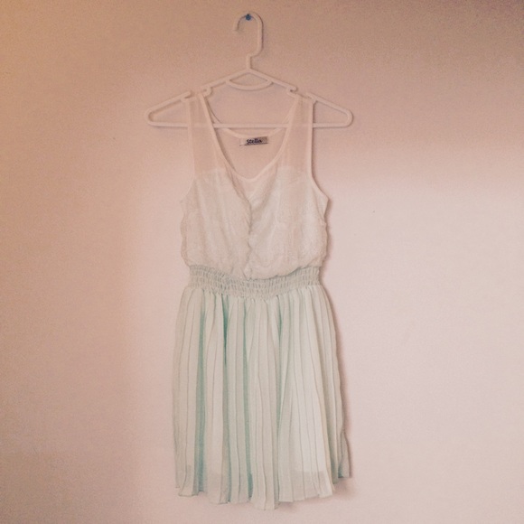 Lace Mint Dress