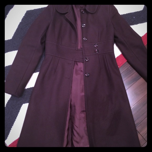 Gorgeous brown wool coat ! Like new condition 💜