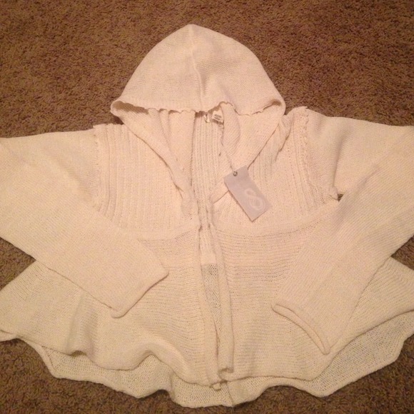 Anthropologie cream sweater