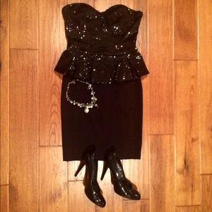 ✨BEBE Sequin Bustier - FINAL Reduction!✨