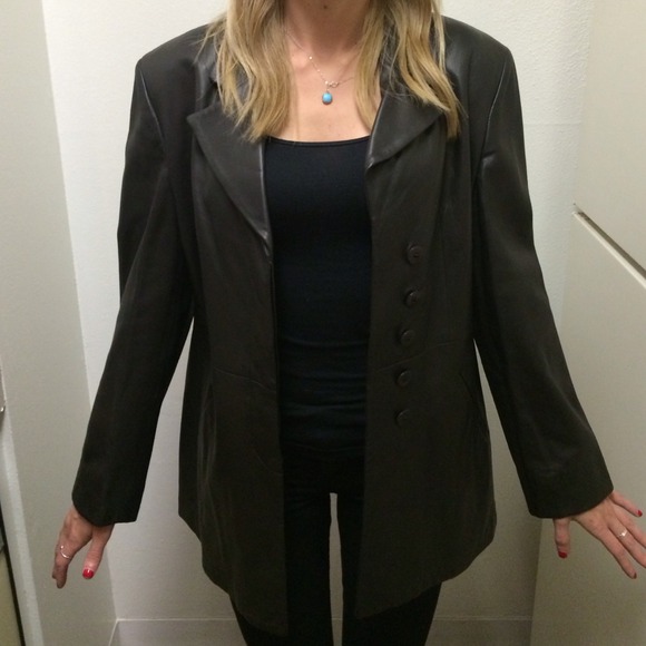 Giorgio Armani leather jacket