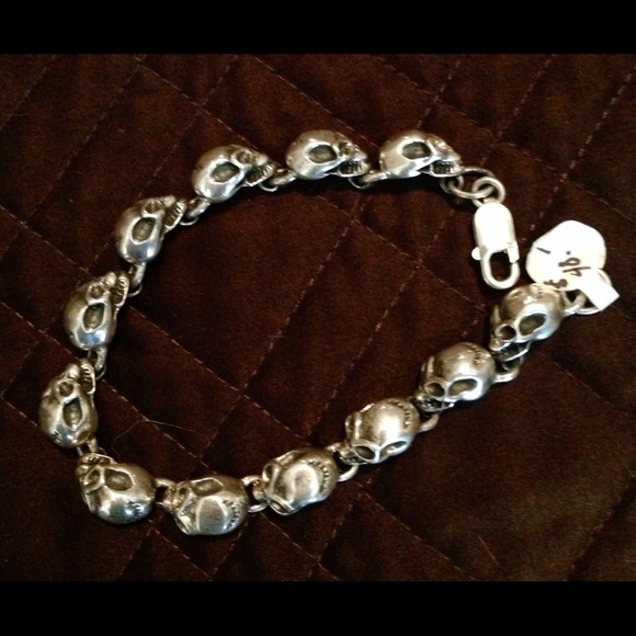Sterling Silver Skull bracelet