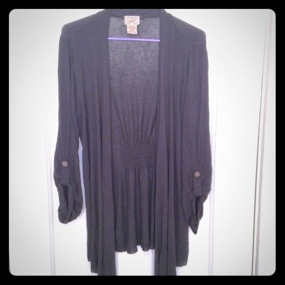 Black Long Cardigan