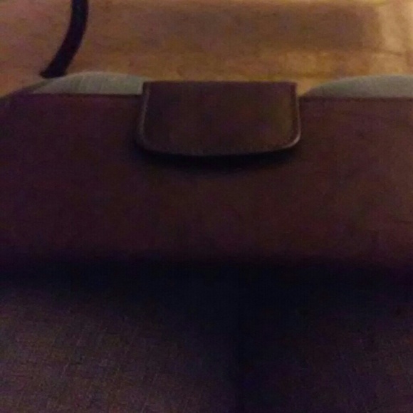 Purple leather wallet
