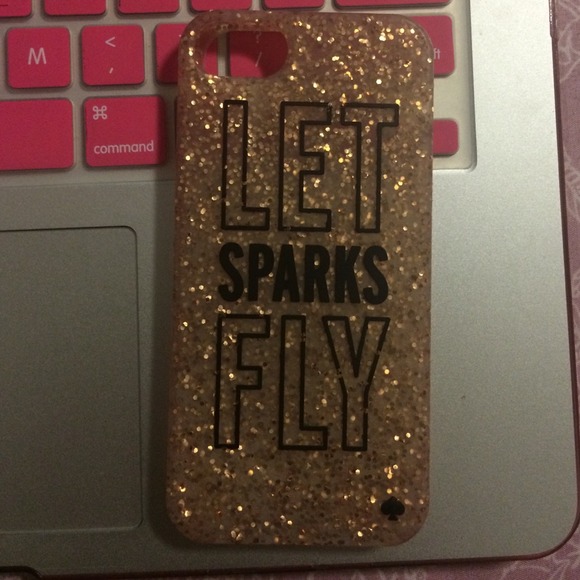 Glitter Kate Spade iphone 5 case