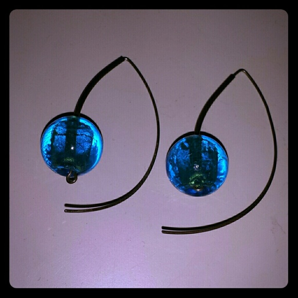 European artisan handmade glass earings!