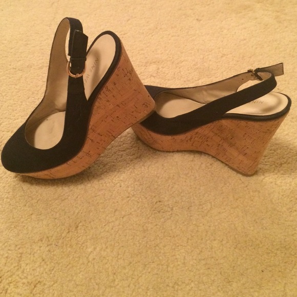 Cute sling back wedges
