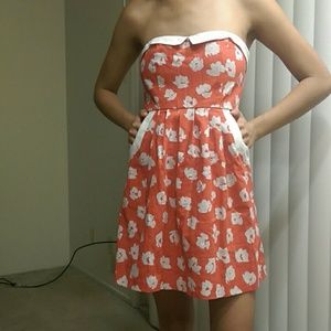 Urban Outfitters strapless dress