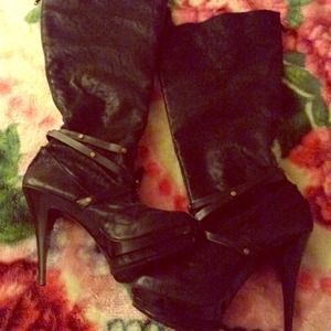 High heel boots