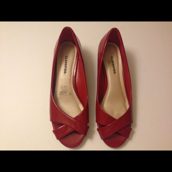 Red Patent Leather flats