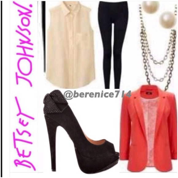 Betsey Johnson Shoes - 🎉HP🎉 BETSET JOHNSON Black HEELS