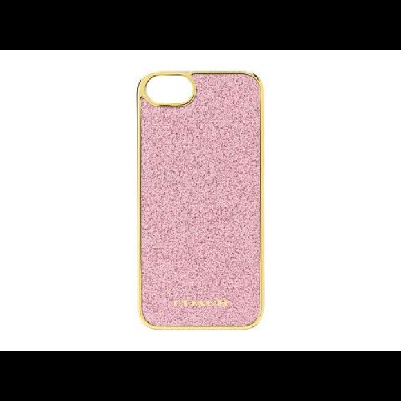 Glitter inlay Coach iPhone5/5s Case